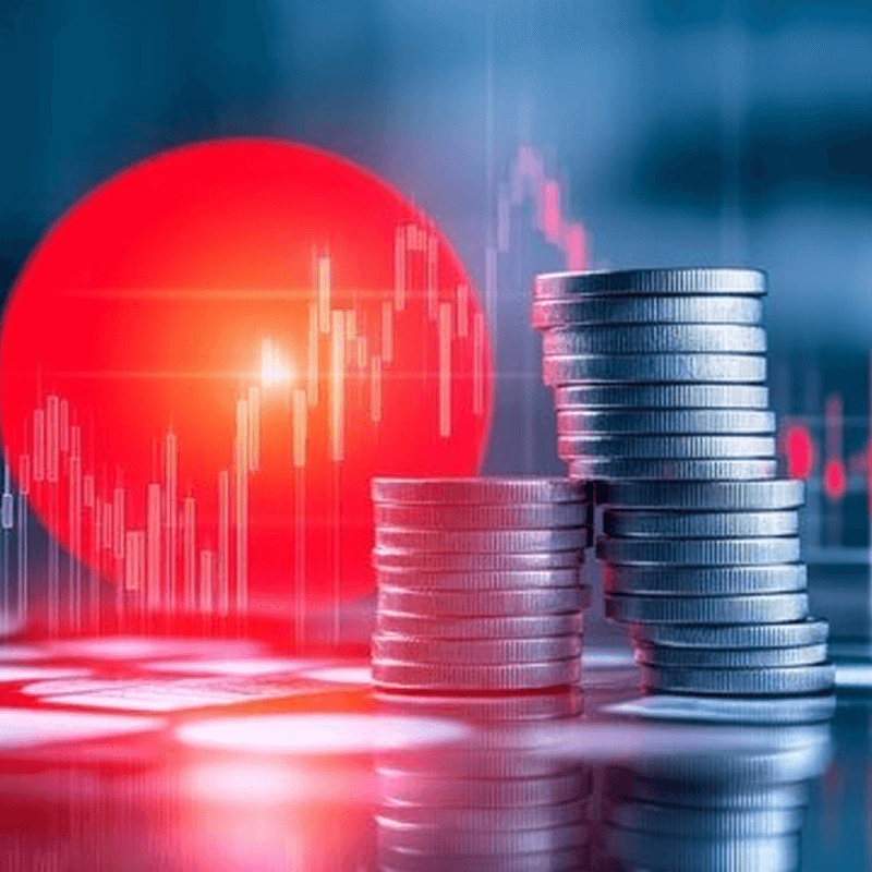 Stylized graph showing a positive learning curve for investing